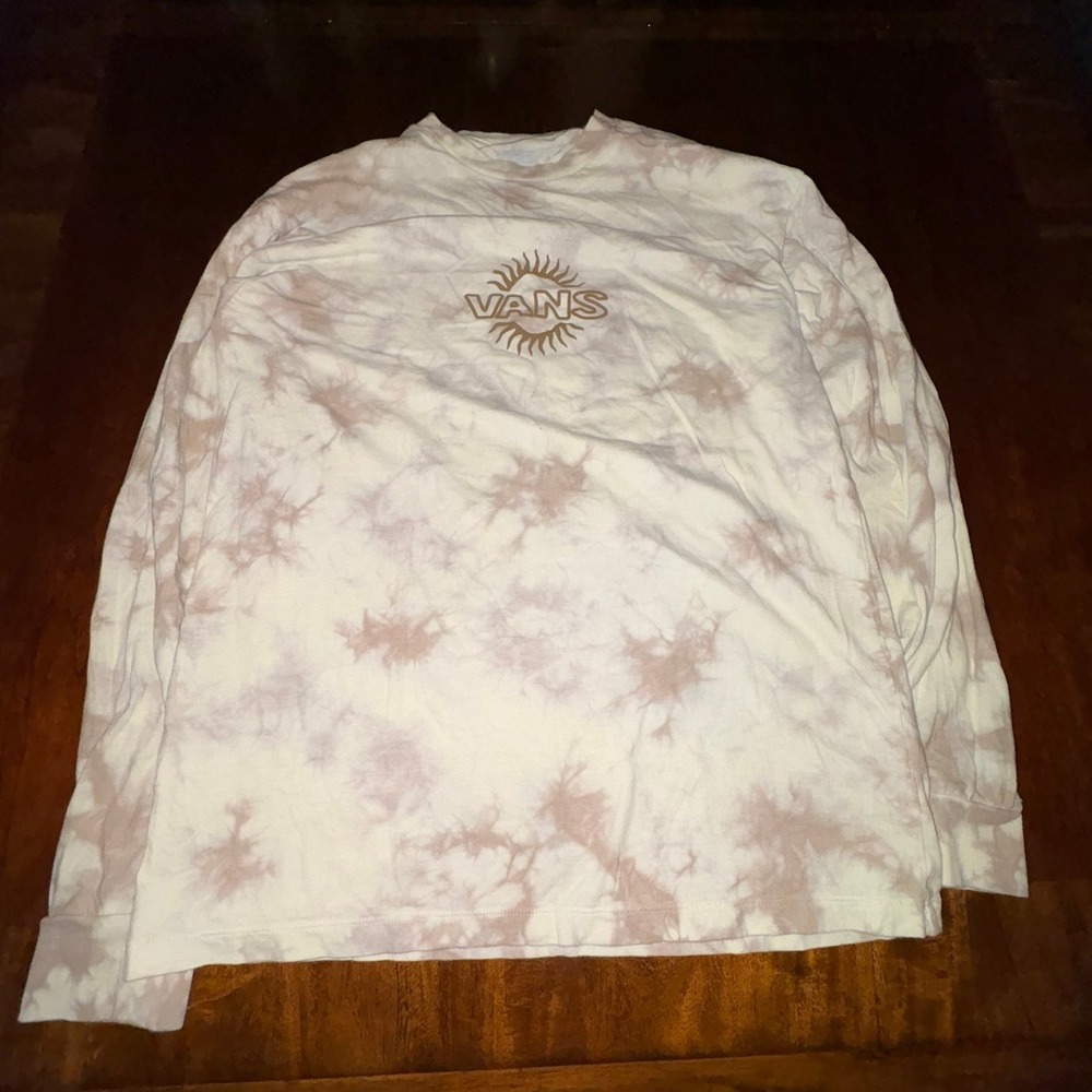 Vans Tie Dye Long Sleeve Shirt Medium Off The Wall Skate Tee